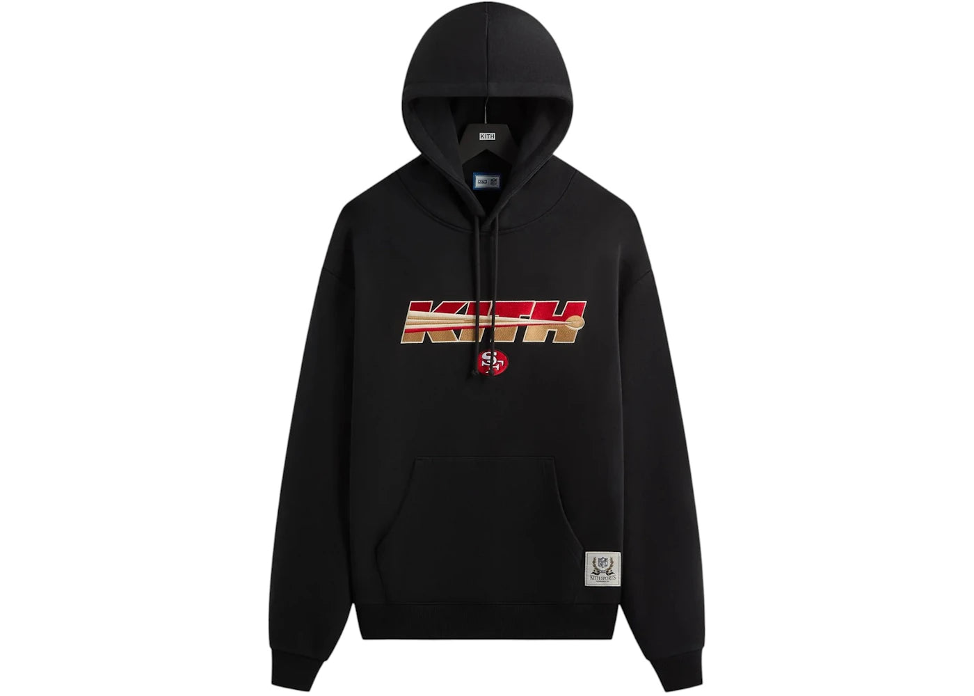 Kith x NFL San Francisco 49ers Vintage Nelson Hoodie Black