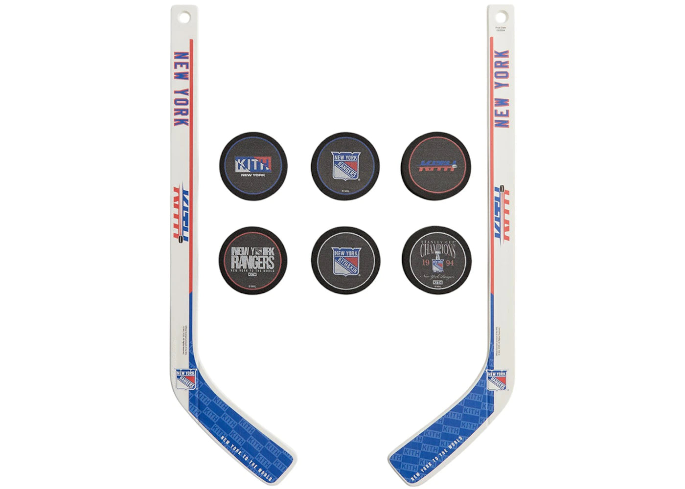 Kith x New York Rangers For Inglasco 8-Pack Action Set Multicolor
