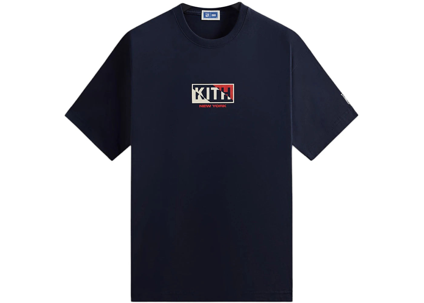 Kith x New York Rangers Pennant Vintage Tee Black