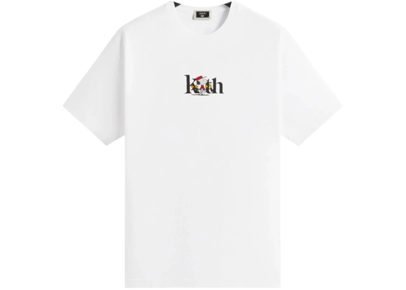 Kith x Peanuts Golf Serif Tee White