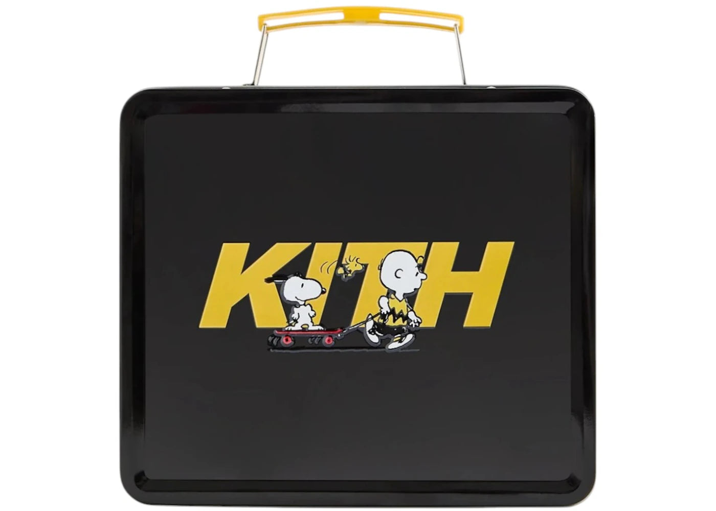 Kith x Peanuts Kids Charlie Brown & Snoopy Skate Lunch Box Black
