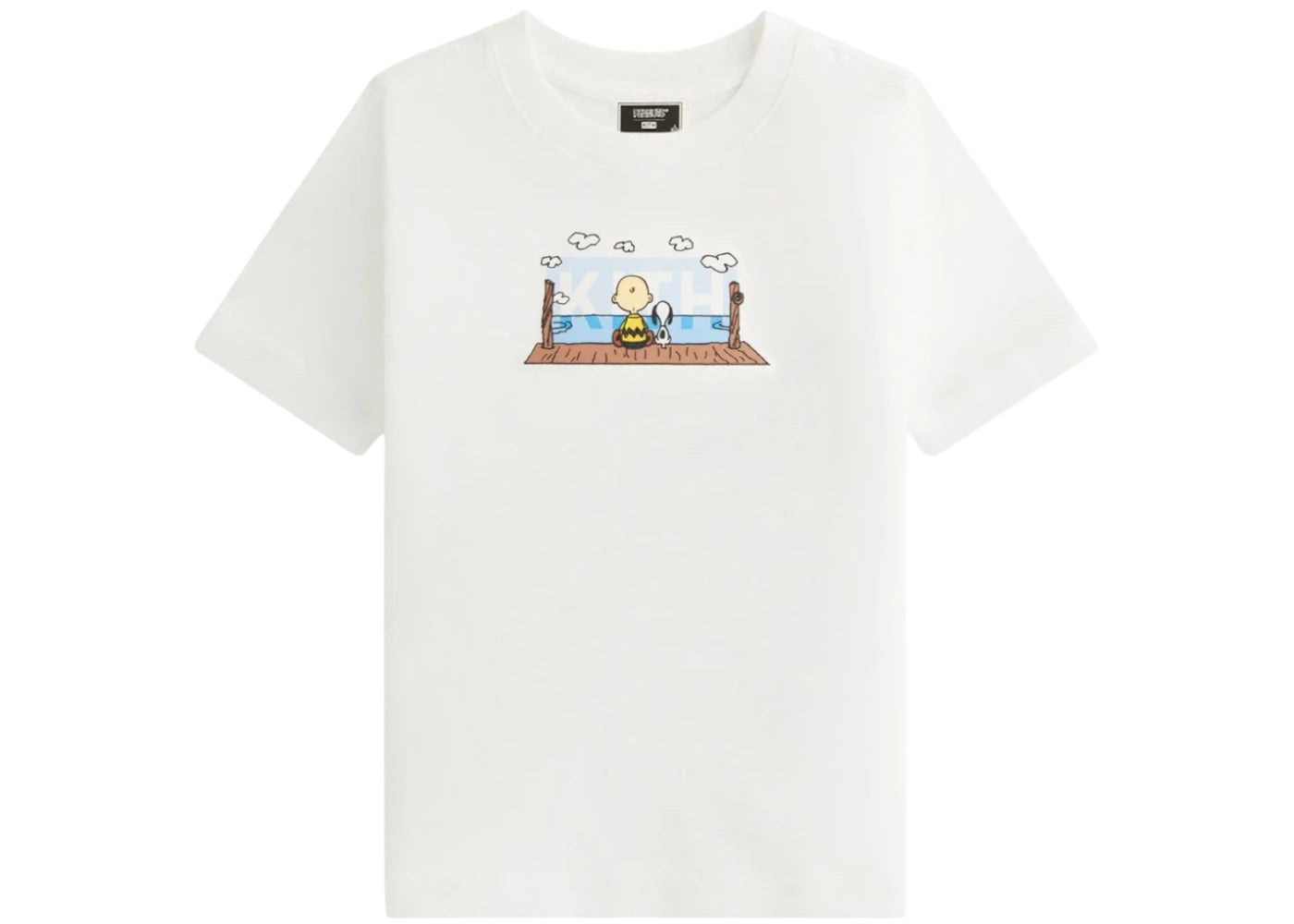 Kith x Peanuts Kids Ocean View Classic Logo Tee White