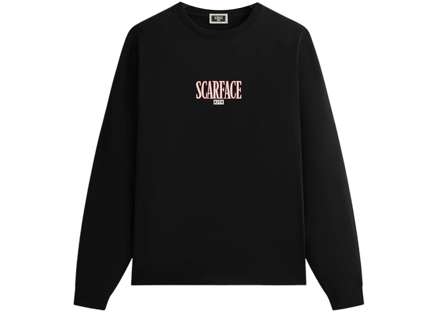 Kith x Scarface Tony Montana Long Sleeve Tee Black
