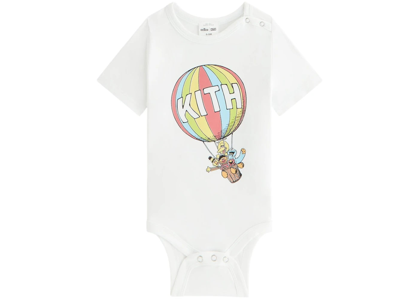 Kith x Sesame Street Baby Air Balloon Bodysuit White