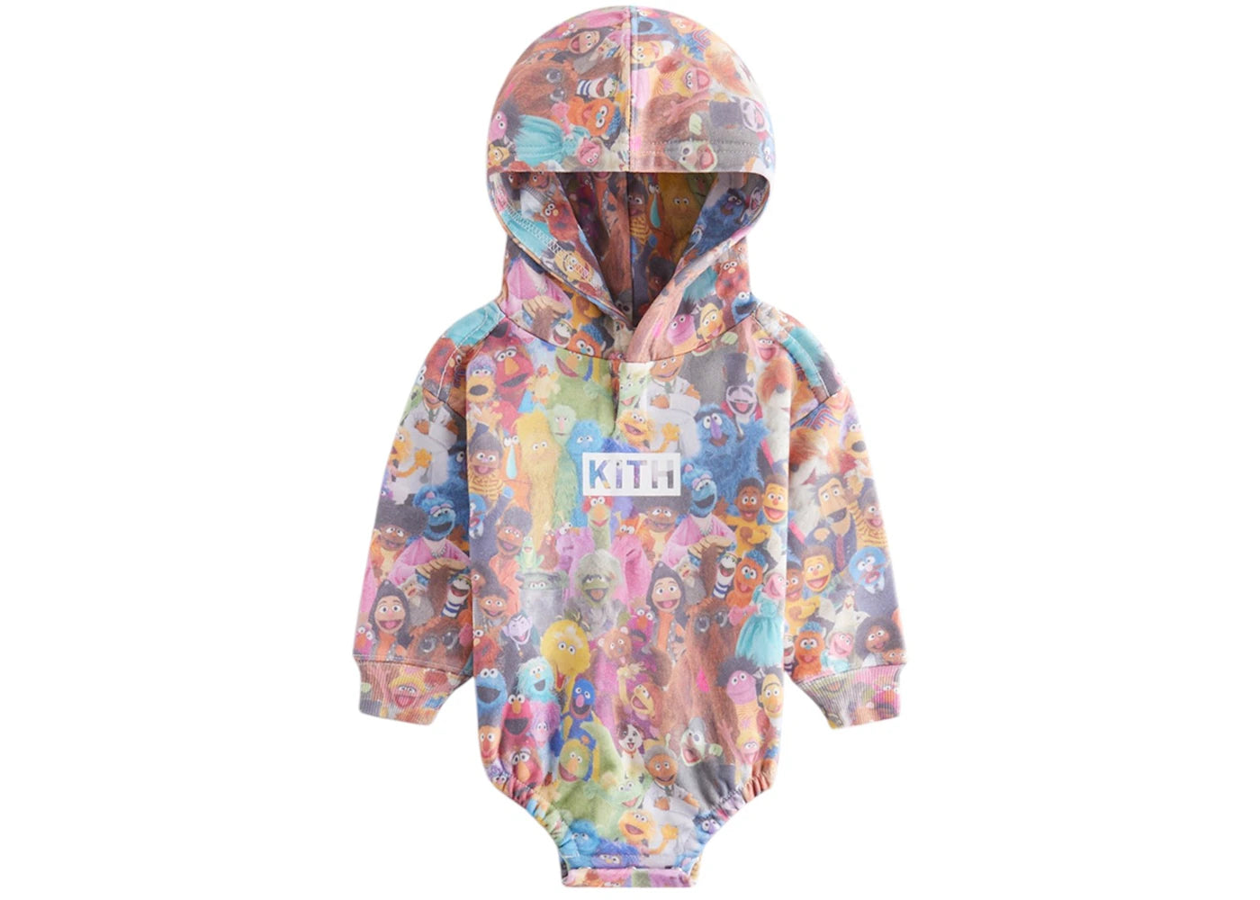 Kith x Sesame Street Baby Family Hoodie Bodysuit Multi