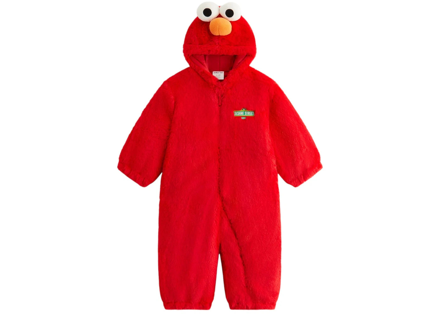 Kith x Sesame Street Baby Furry Elmo Coverall Race