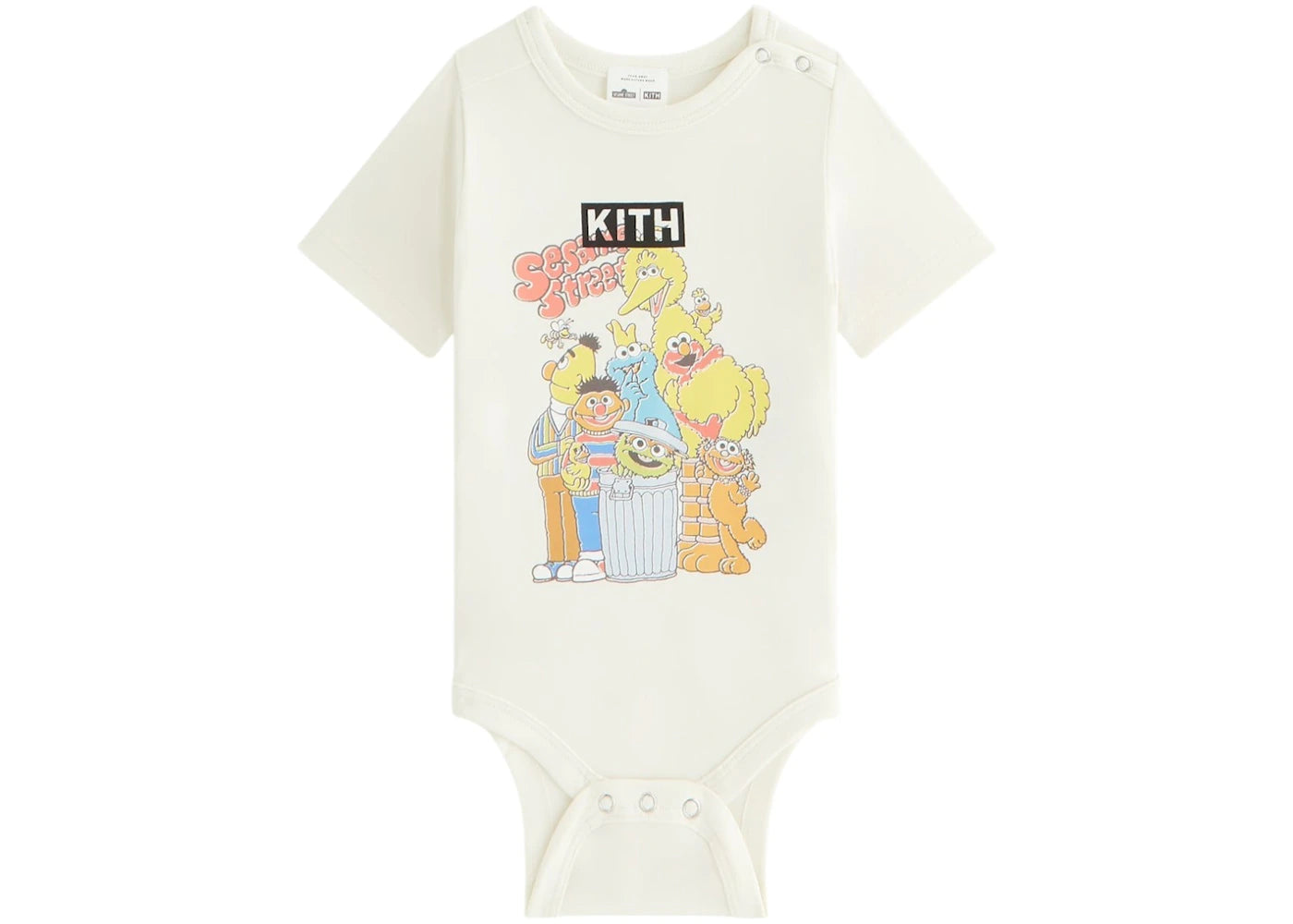 Kith x Sesame Street Baby Vintage Bodysuit Sandrift
