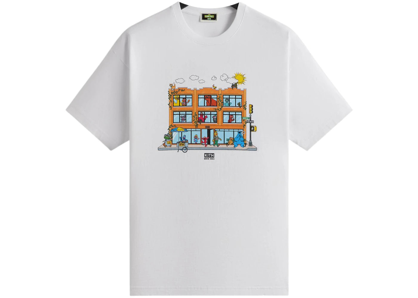 Kith x Sesame Street Store Tee White