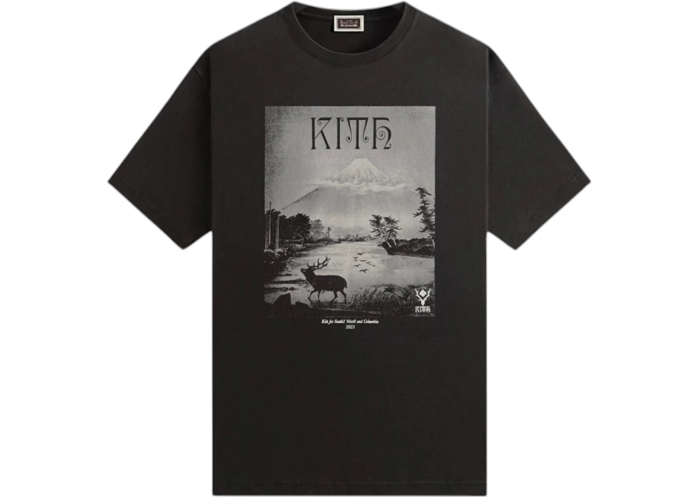 Kith x South2 West8 Columbia Landscape Vintage Tee Black