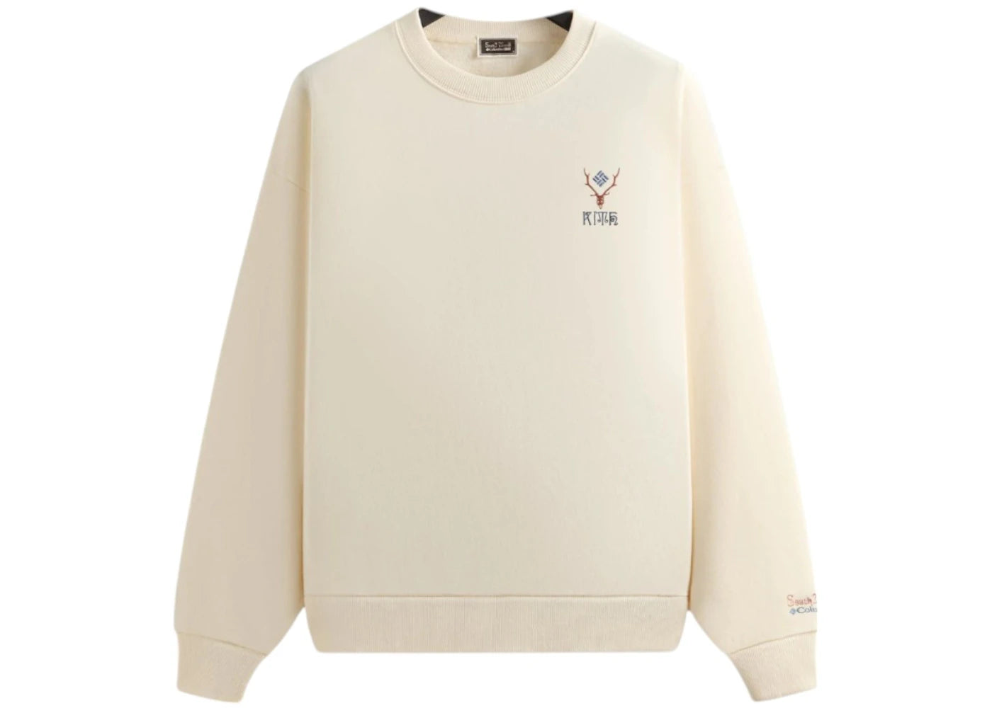Kith x South2 West8 Columbia Nelson Crewneck Sandrift