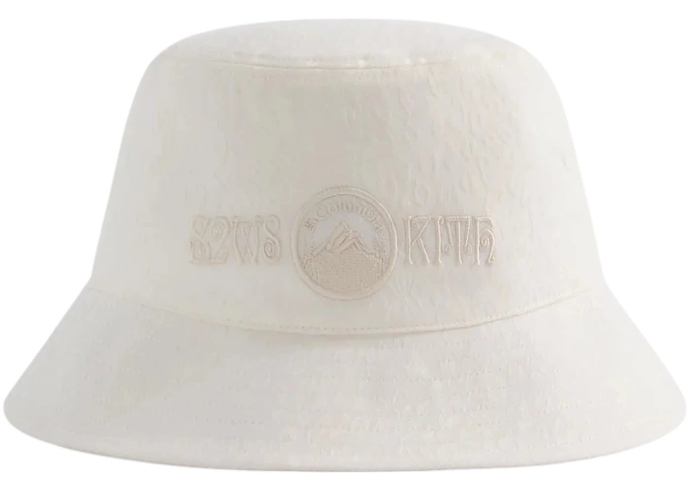 Kith x South2 West8 For Columbia Leopard Jacquard Dawson Bucket Sandrift