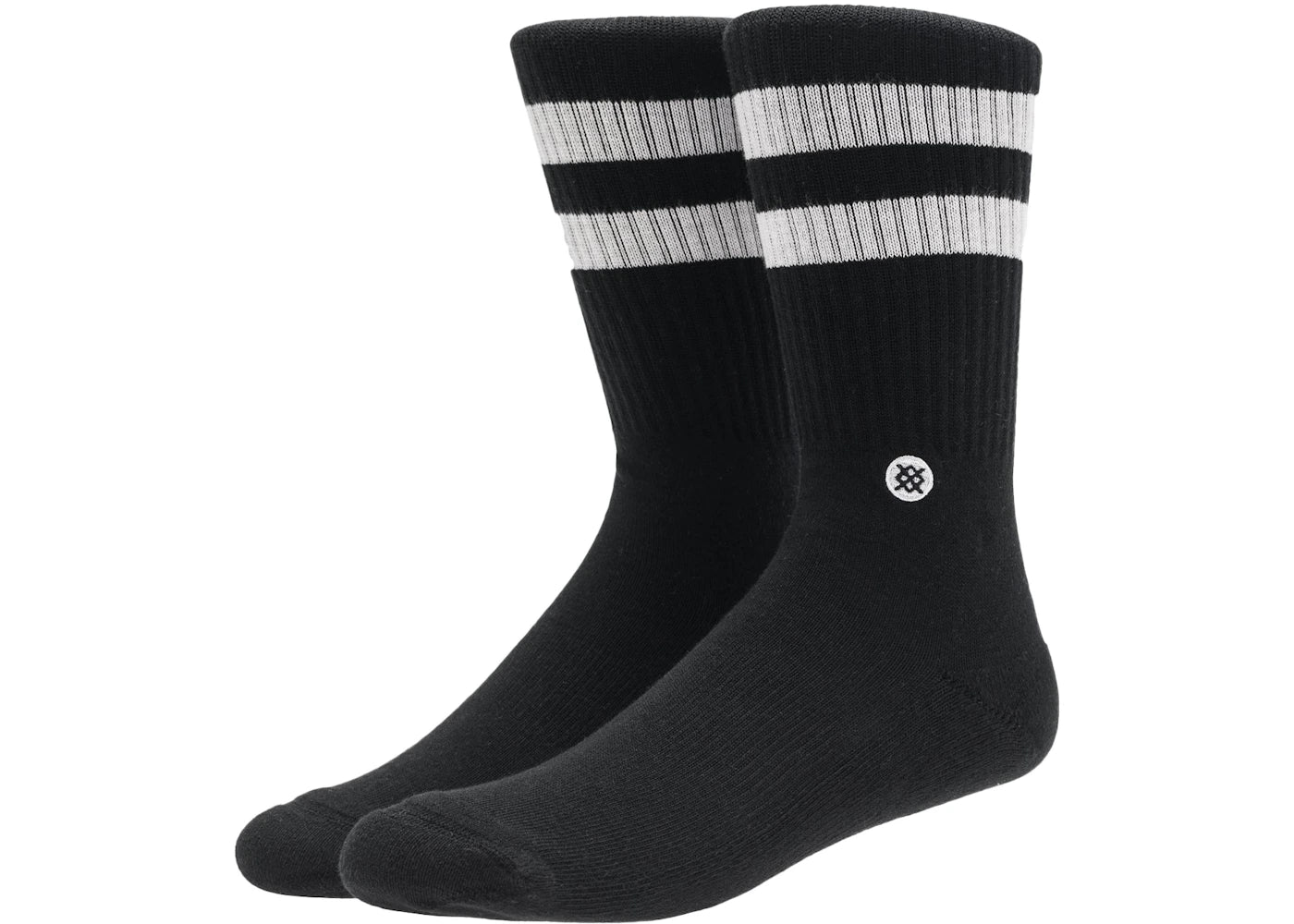 Kith x Stance Fall '18 Crew Sock Black/White