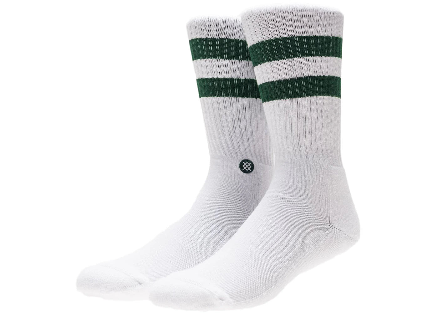 Kith x Stance Fall '18 Crew Sock White/Forest Green