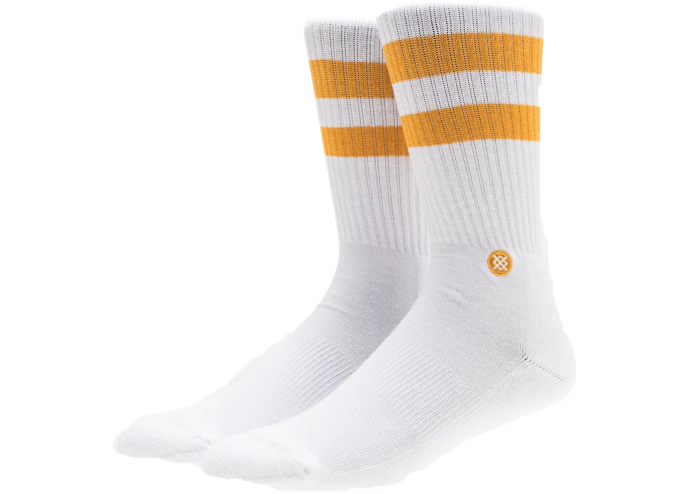 Kith x Stance Fall '18 Crew Sock White/Gold