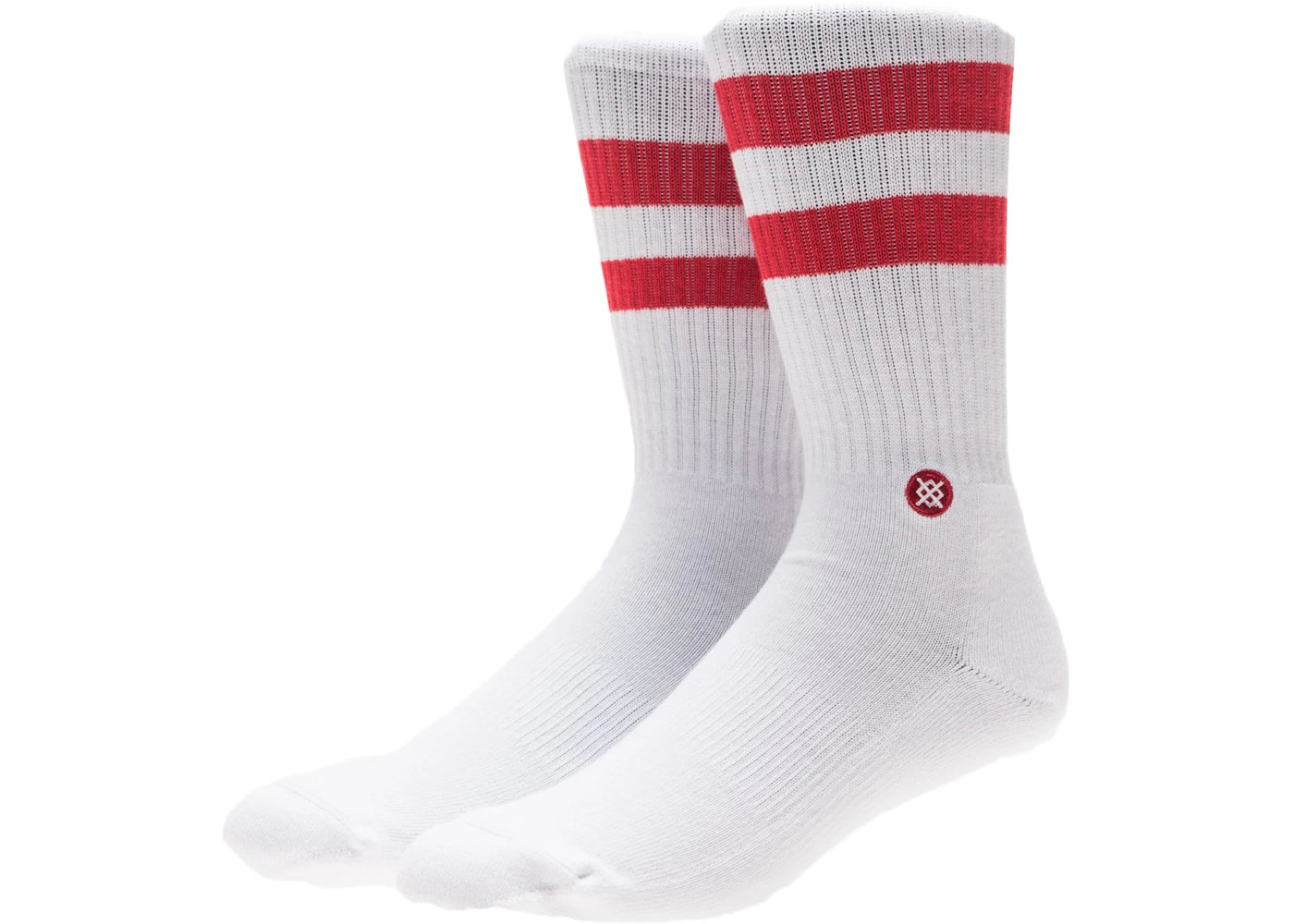 Kith x Stance Fall '18 Crew Sock White/Red