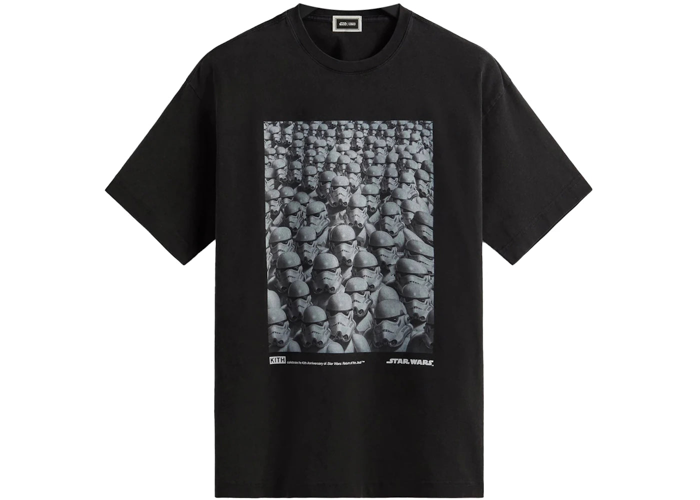 Kith x STAR WARS Stormtrooper Vintage Tee Black PH