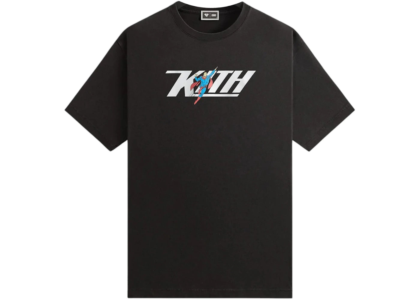 Kith x Superman Flight Vintage Tee Black