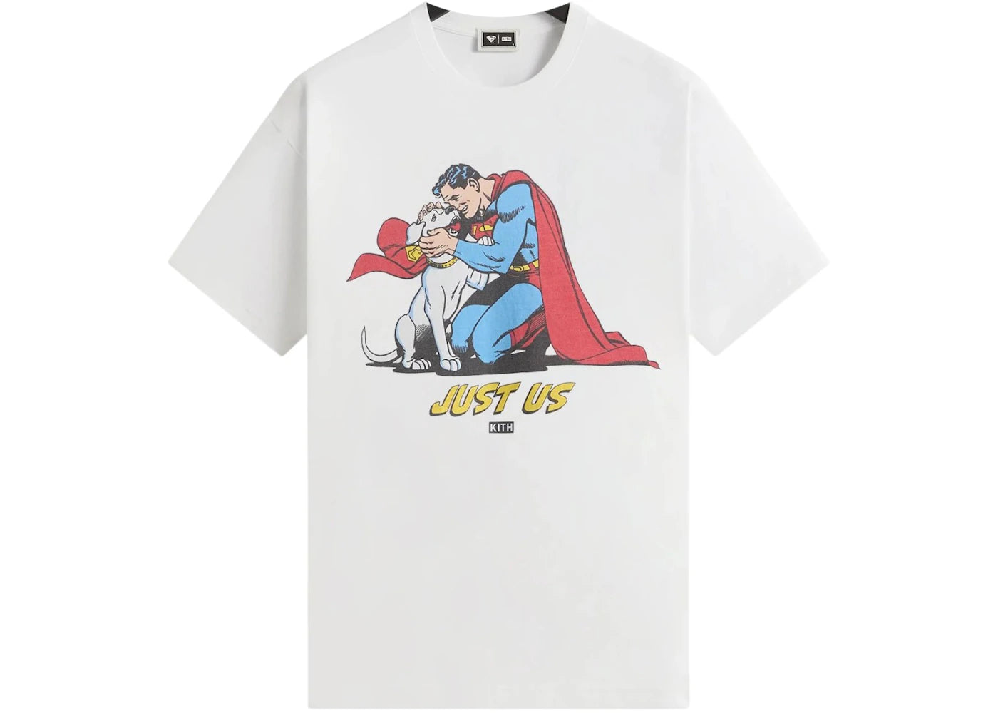 Kith x Superman Just Us Vintage Tee White