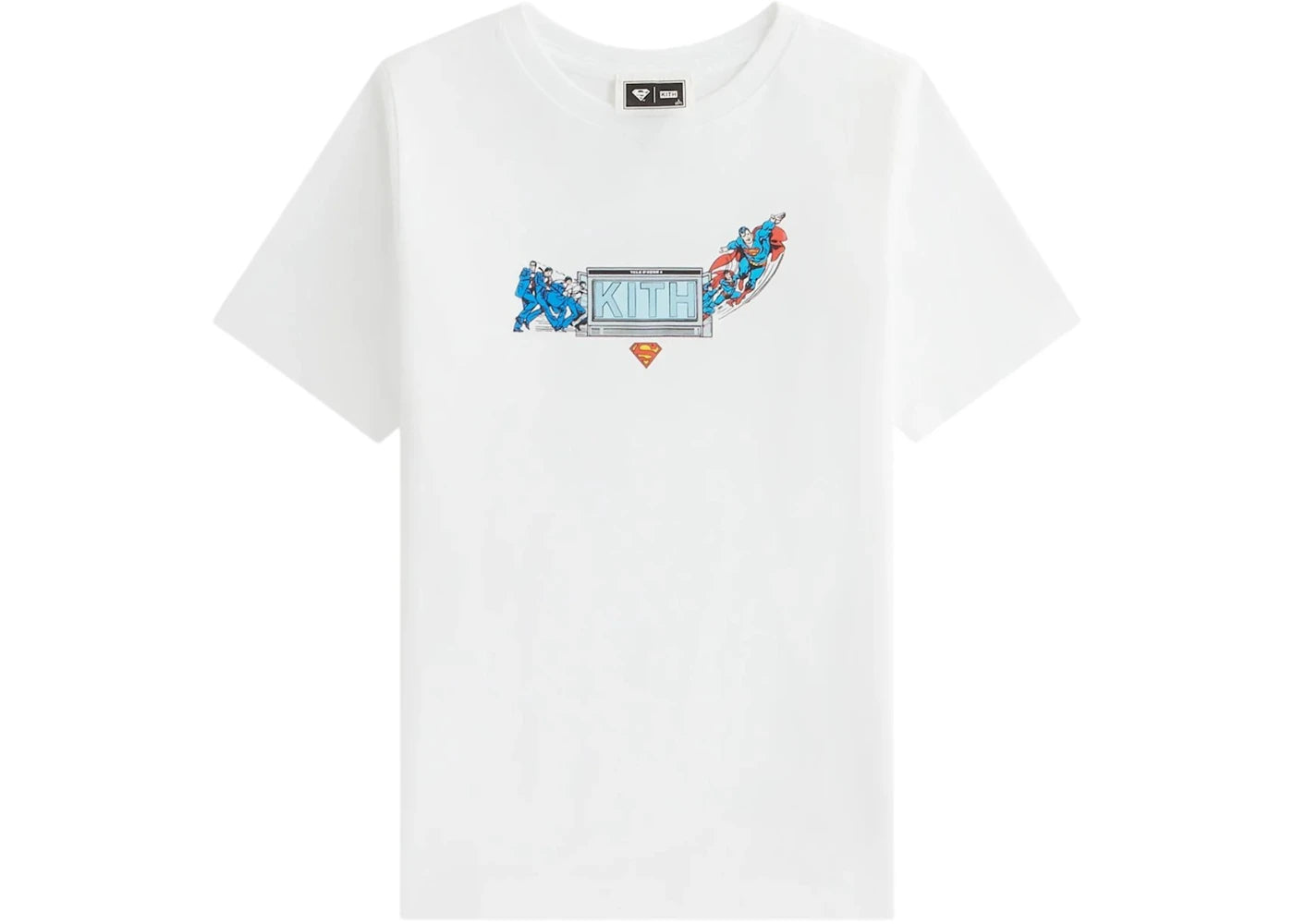 Kith x Superman Kids Booth Vintage Tee White