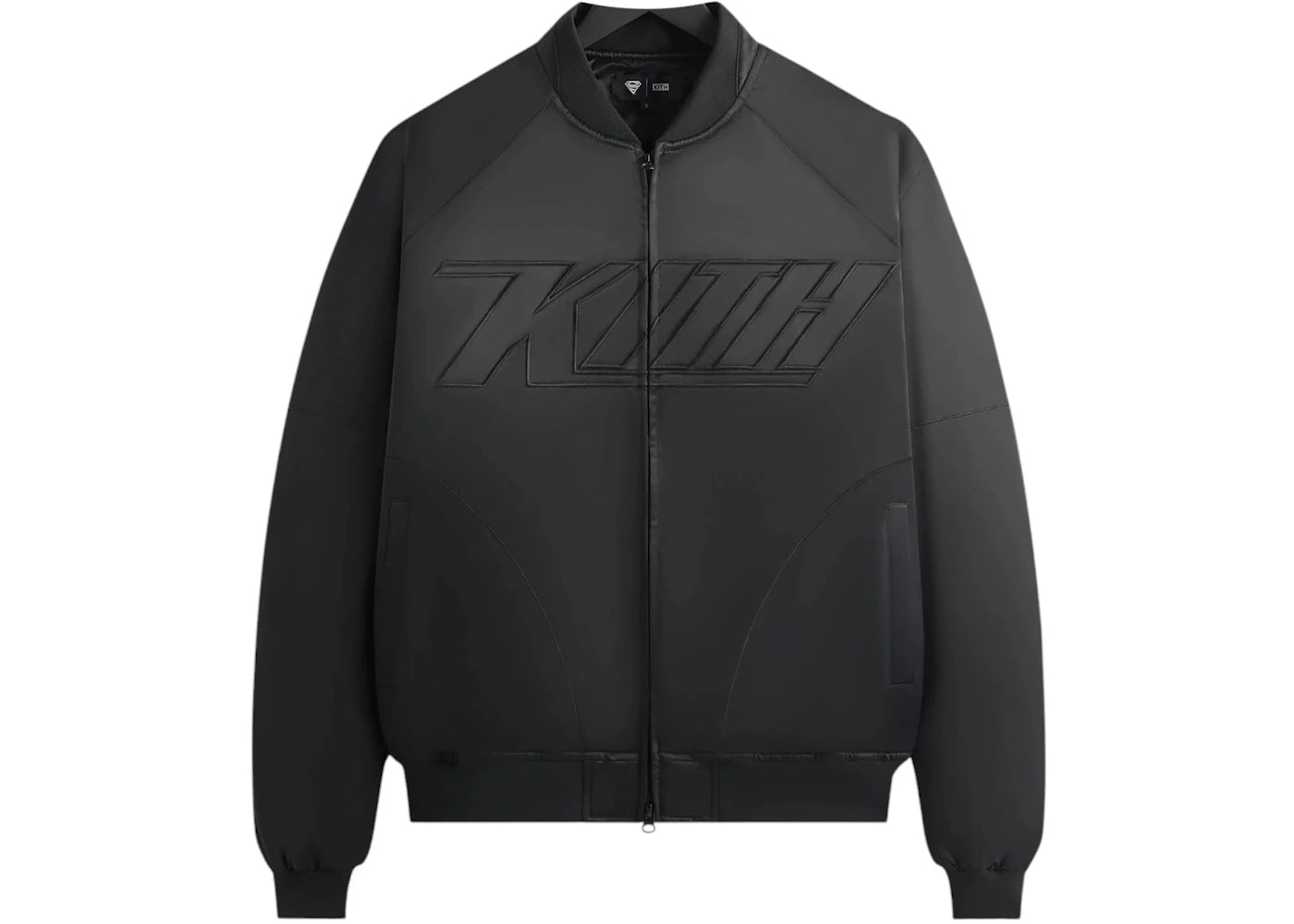 Kith x Superman Satin Bomber Jacket Black