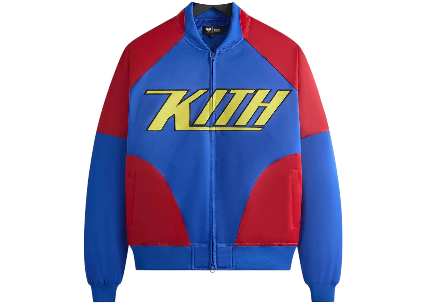 Kith x Superman Satin Bomber Jacket Cyclone