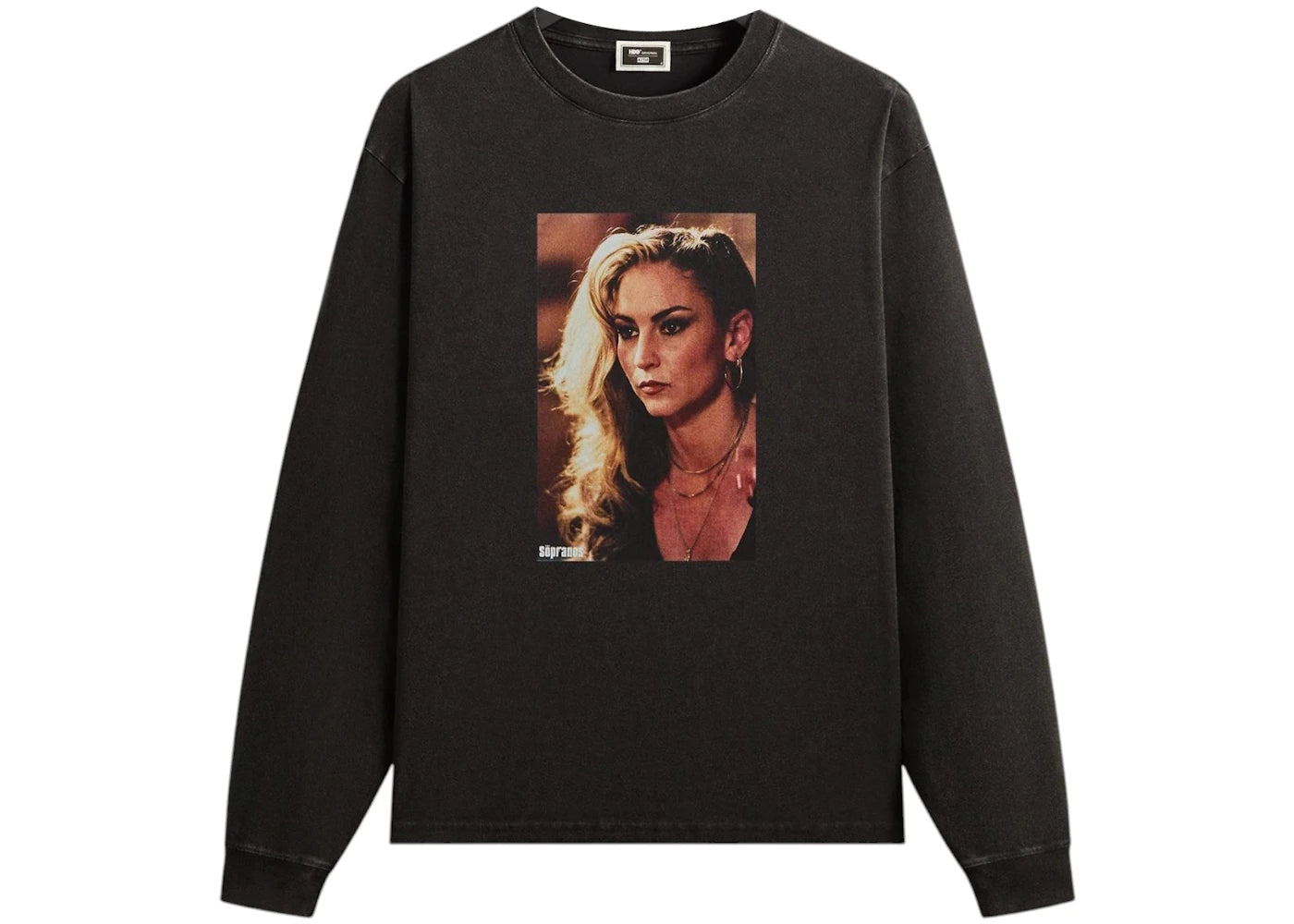 Kith x The Sopranos Adriana Vintage Long Sleeve Tee Black