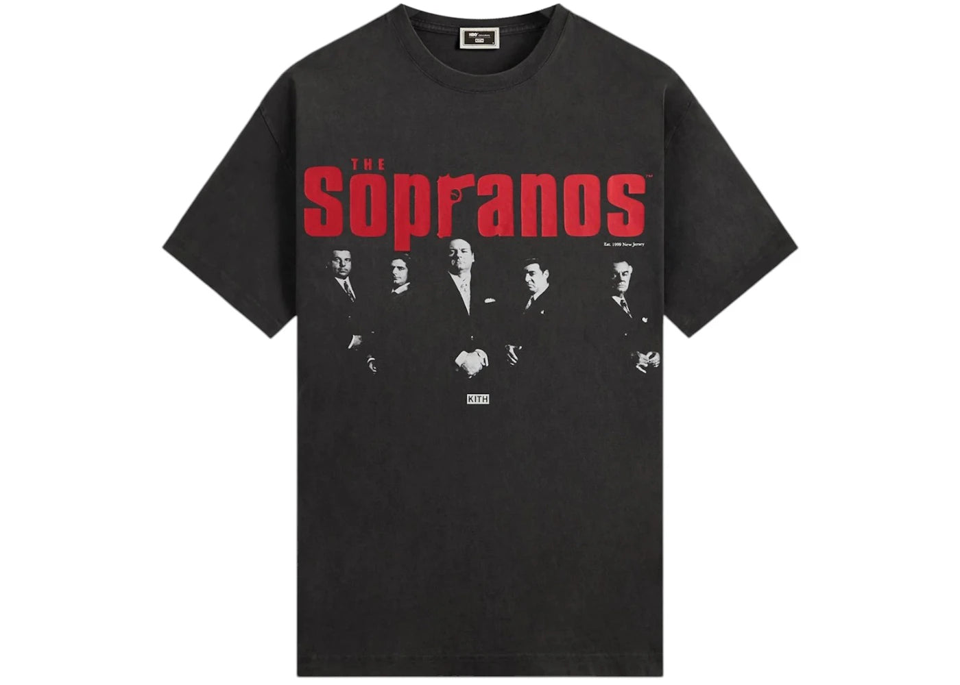 Kith x The Sopranos Est. 1990 Poster Vintage Tee Black