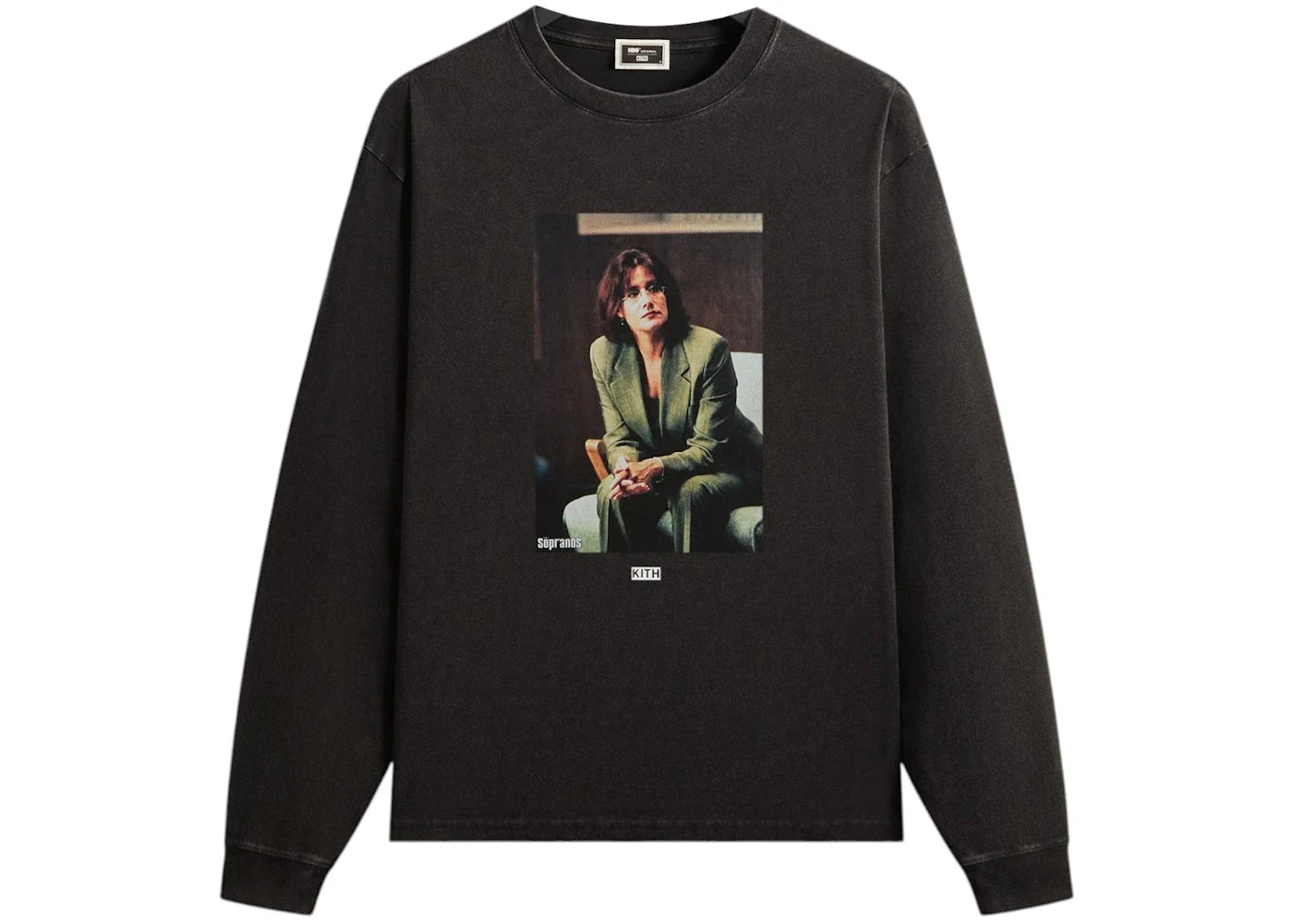 Kith x The Sopranos Jennifer Vintage Long Sleeve Tee Black