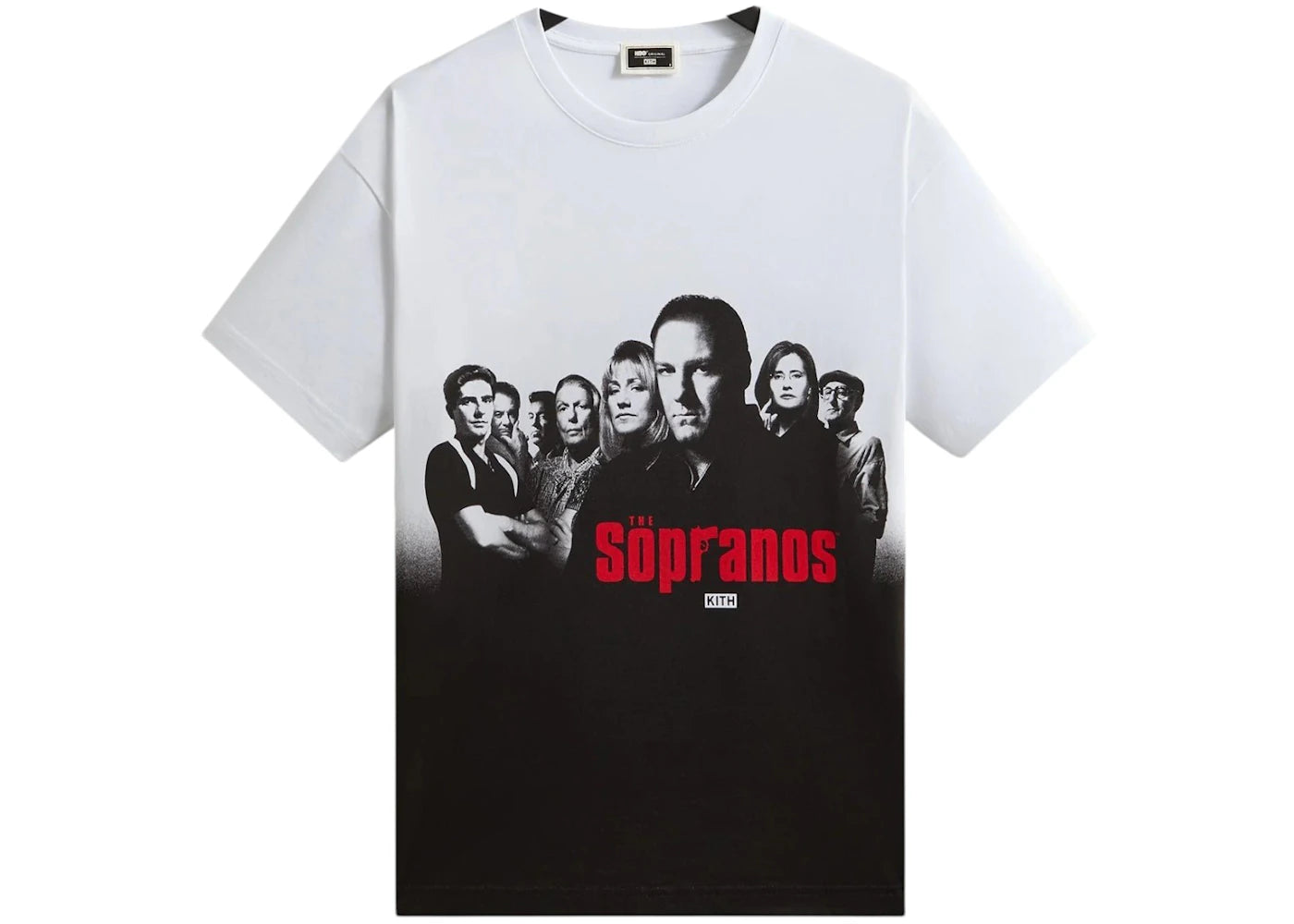 Kith x The Sopranos Ombre Poster Vintage Tee White