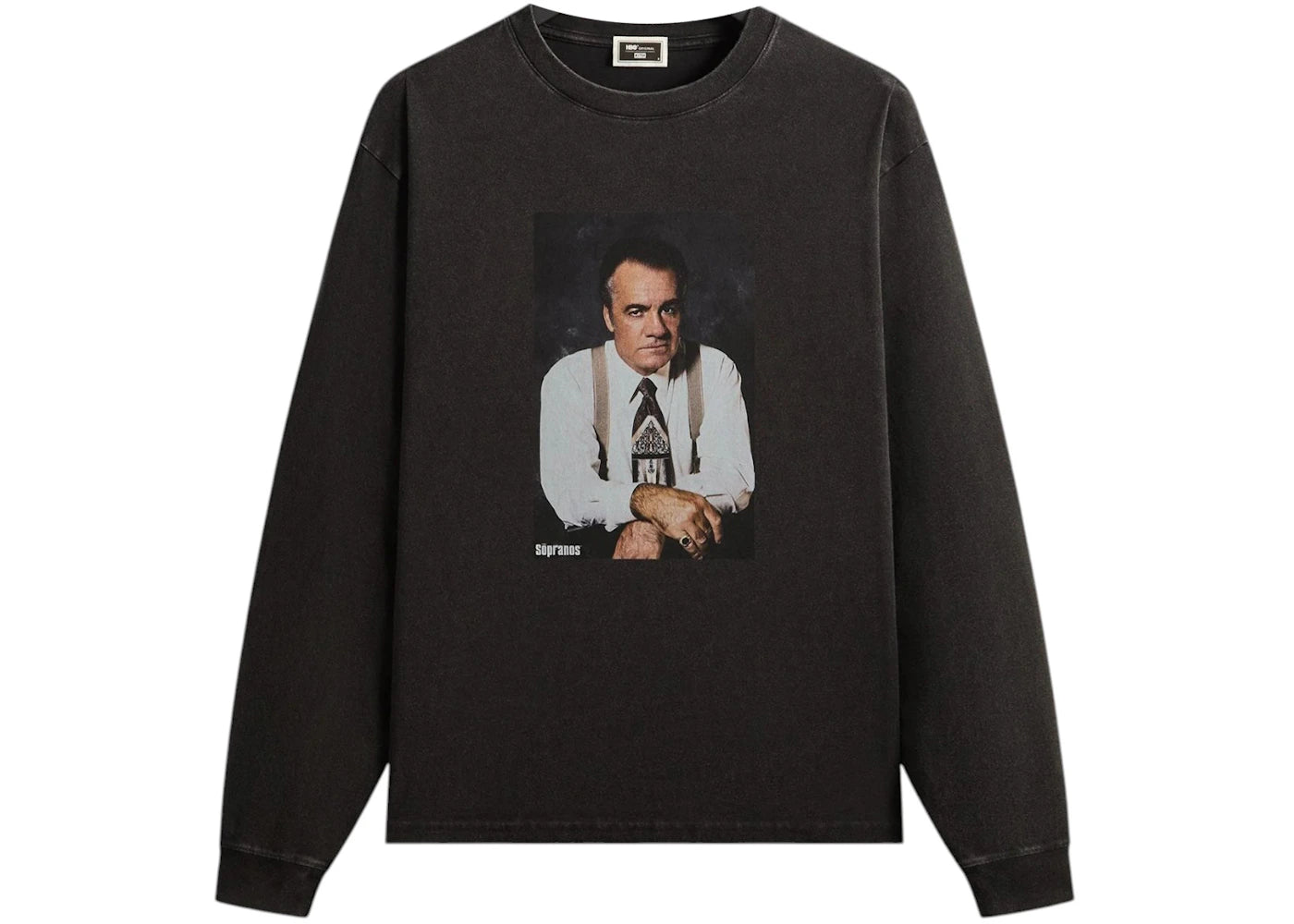 Kith x The Sopranos Paulie Vintage Long Sleeve Tee Black