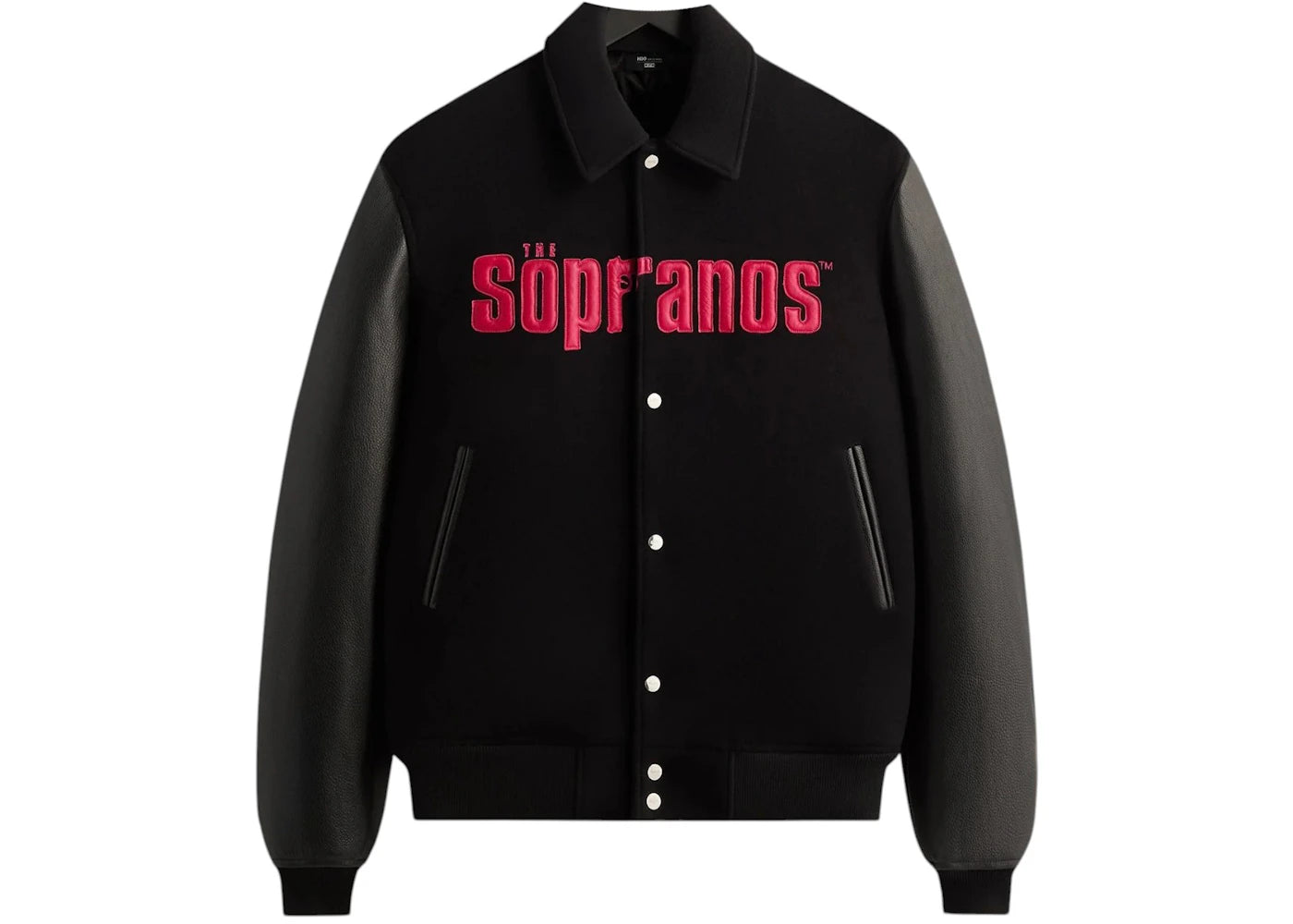 Kith x The Sopranos Varsity Jacket Black