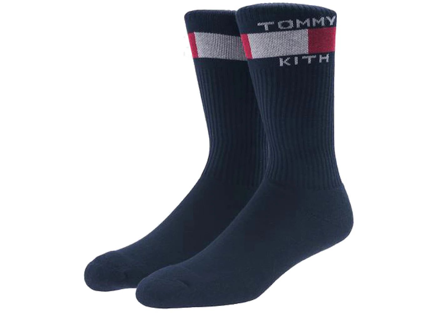 Kith x Tommy Hilfiger Badge Crew Sock Navy