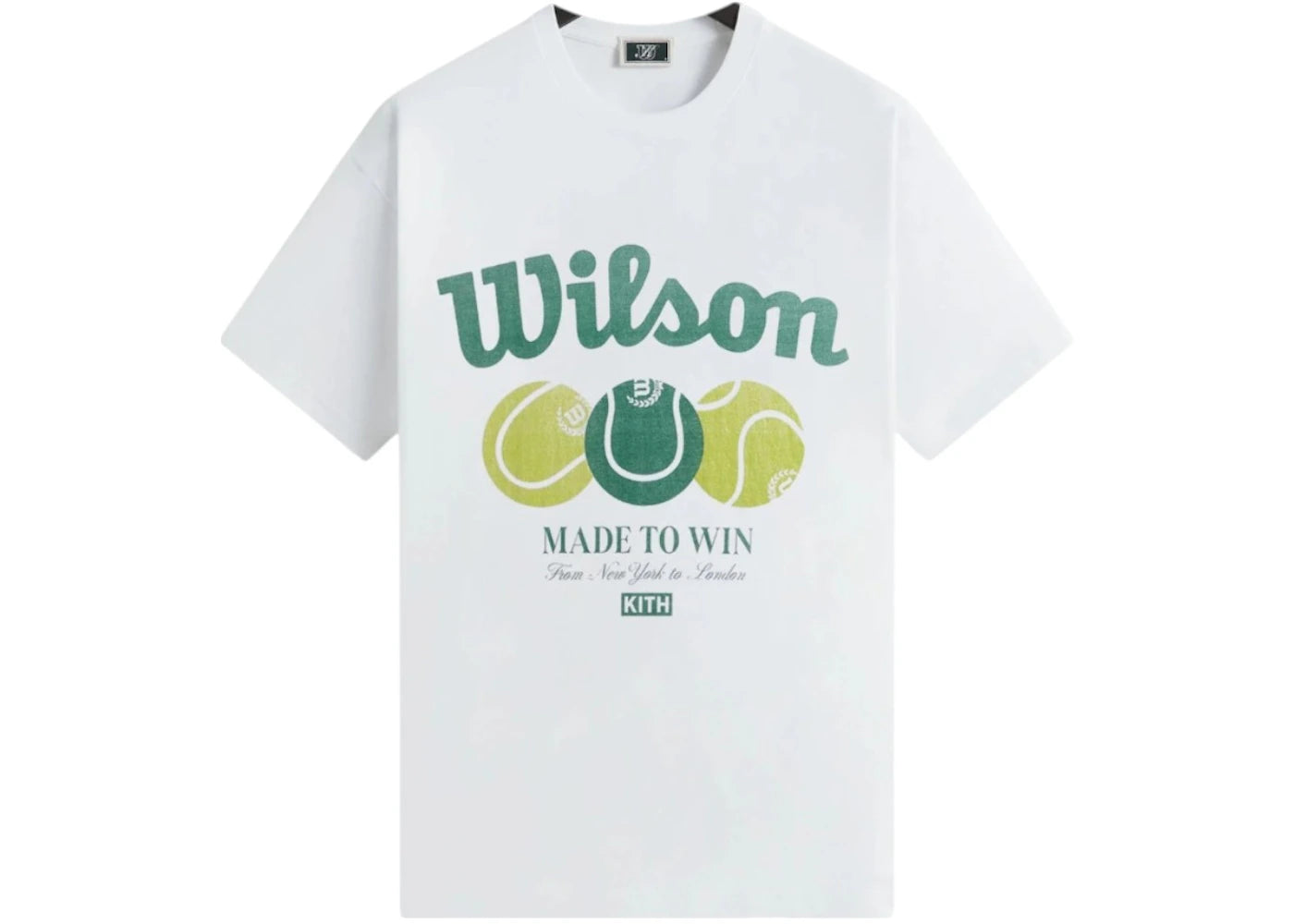 Kith x Wilson Made To Win Vintage Tee White