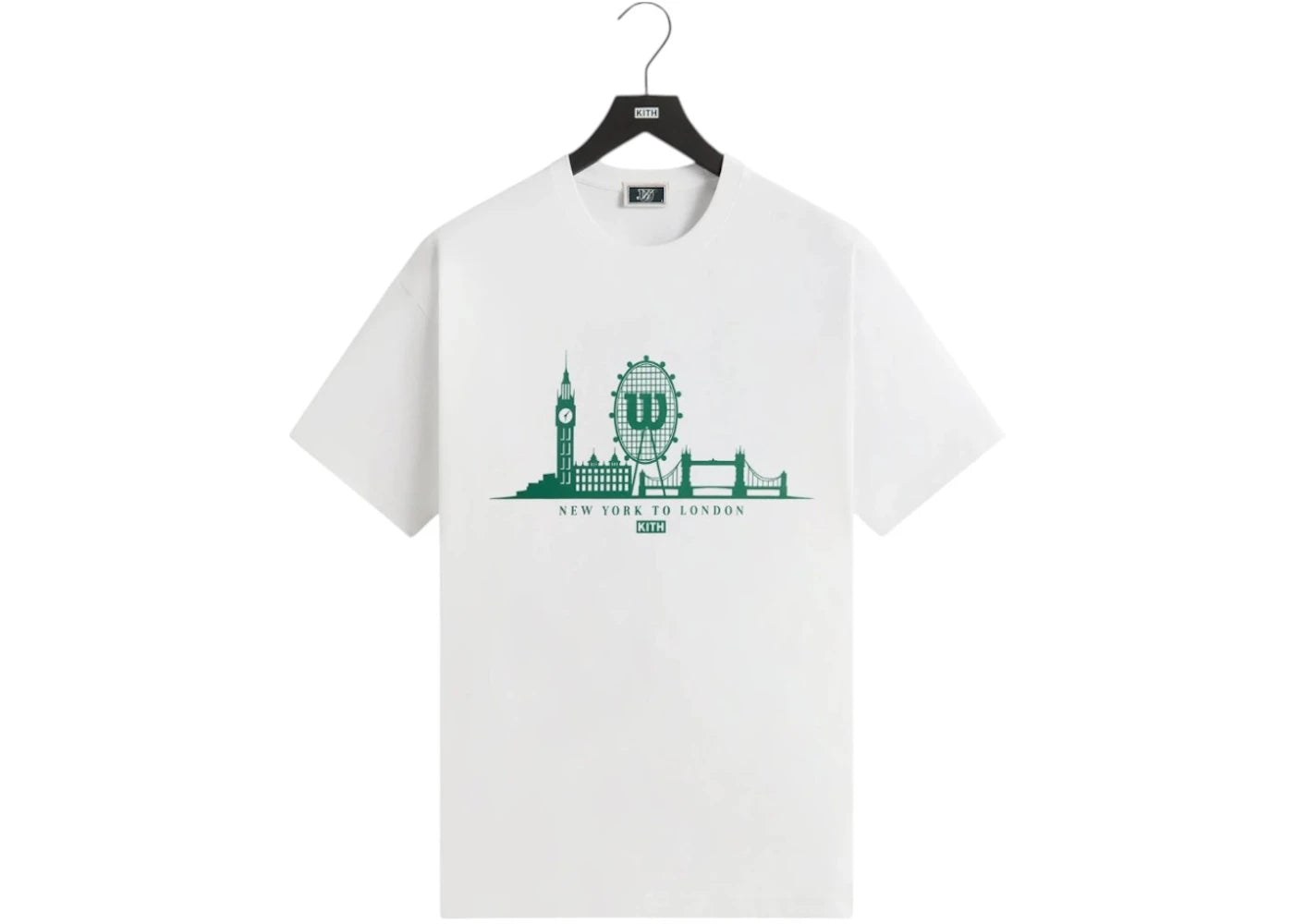 Kith x Wilson Ny To London Tee White