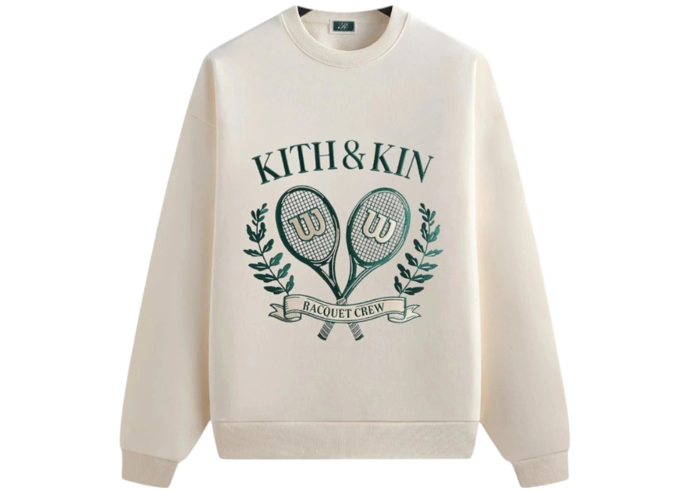 Kith x Wilson Racquet Crew Nelson Crewneck Sandrift