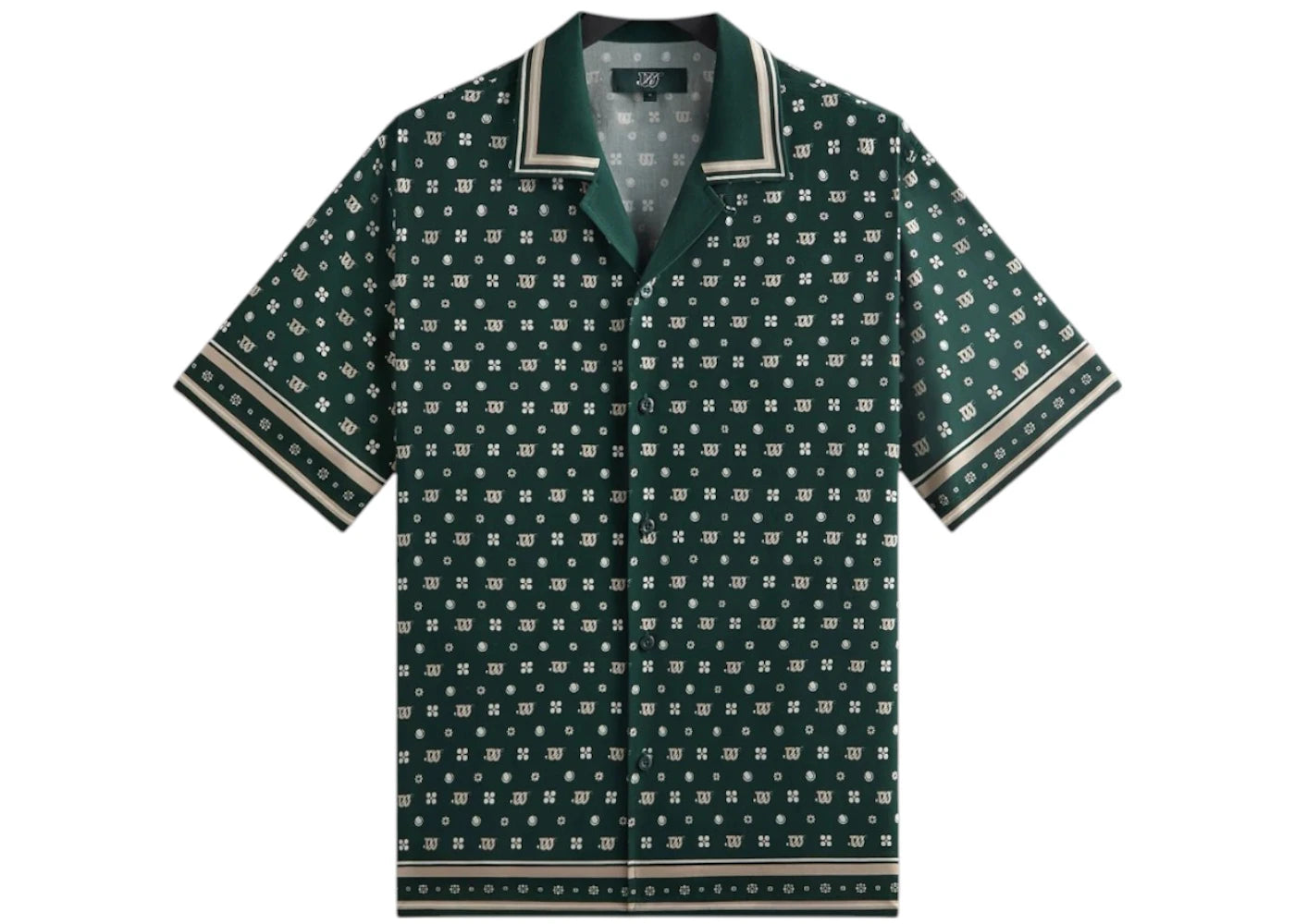 Kith x Wilson Silk Lyocell Thompson Camp Collar Shirt Stadium