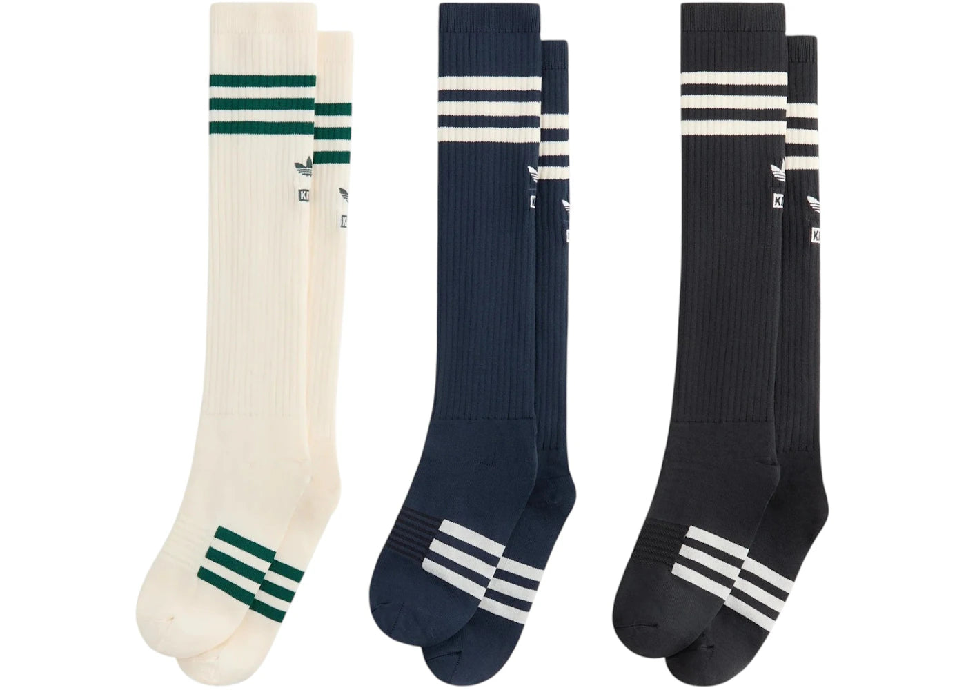 Kith x adidas Football 3-Pack 3S Socks Multi