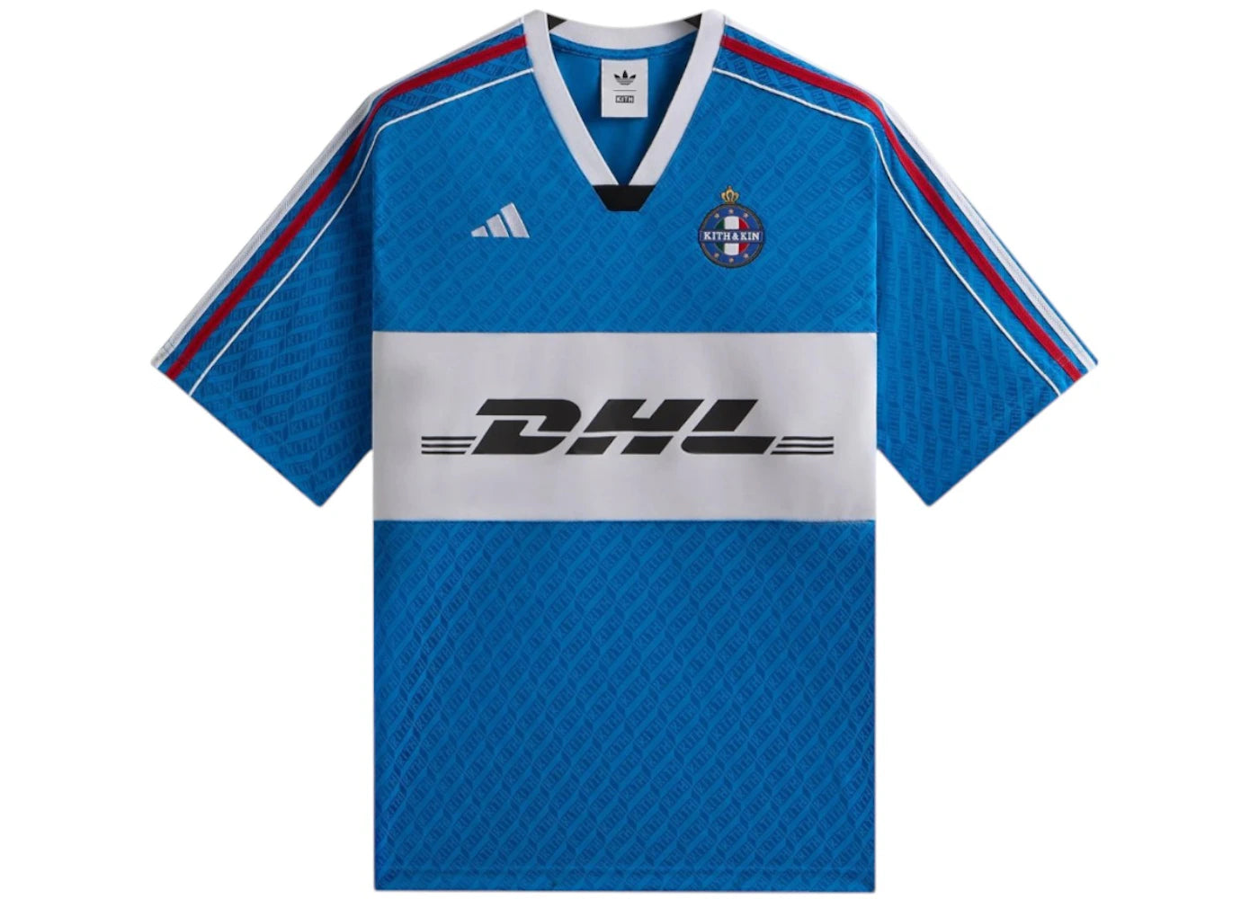 Kith x adidas Football DHL Express Jersey Blue Burst