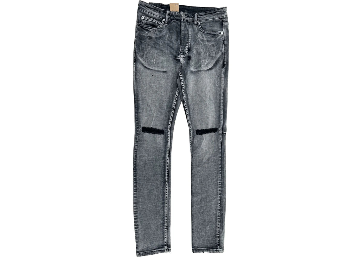Ksubi Chitch Hypnotize Trashed Denim Jeans Dark Grey