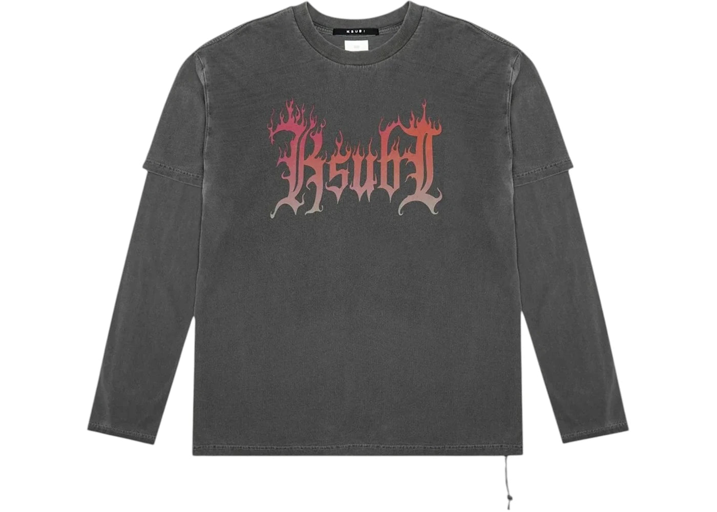 Ksubi Fuego Layered L/S Tee Black