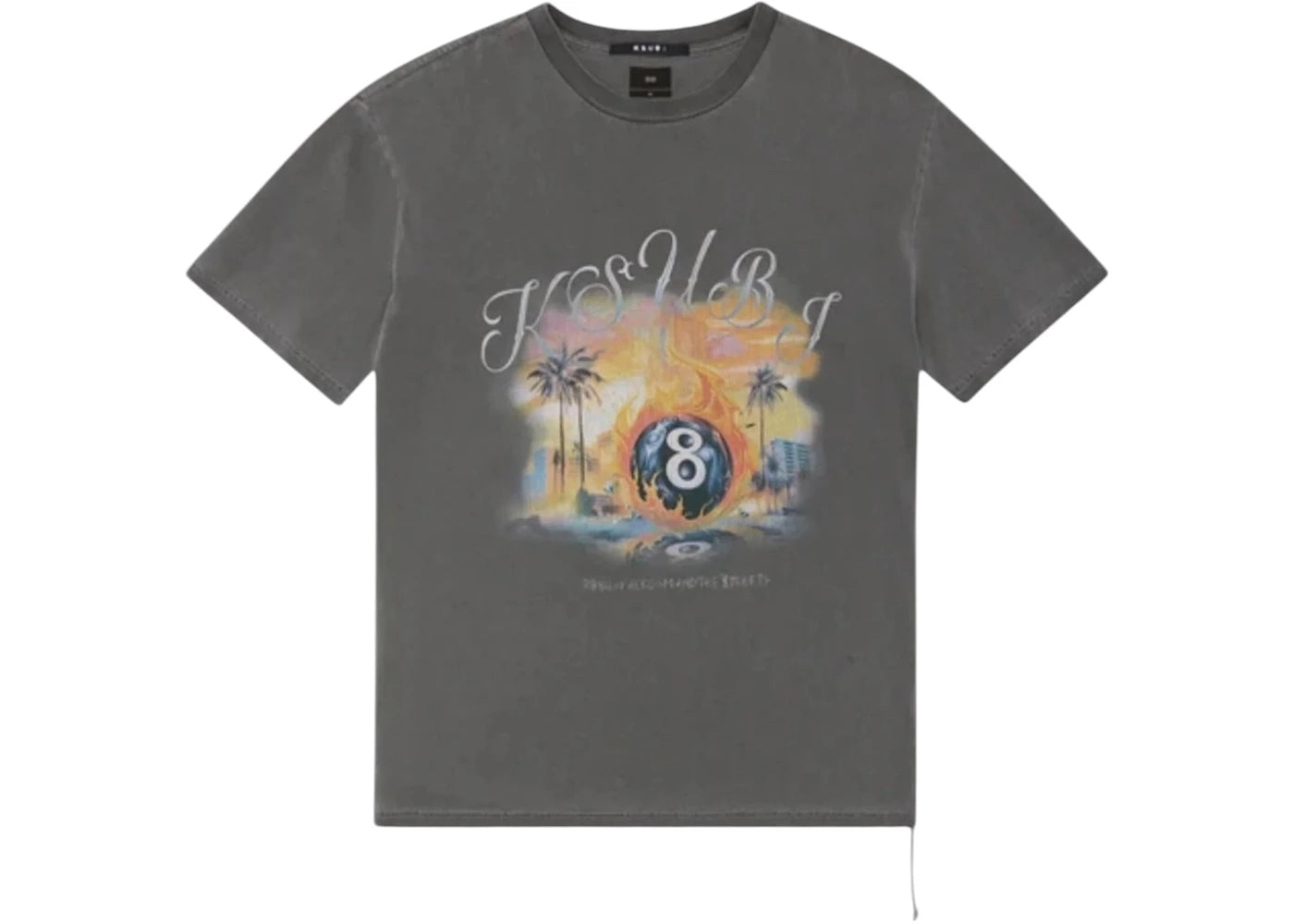 Ksubi World Order Biggie SS Grey