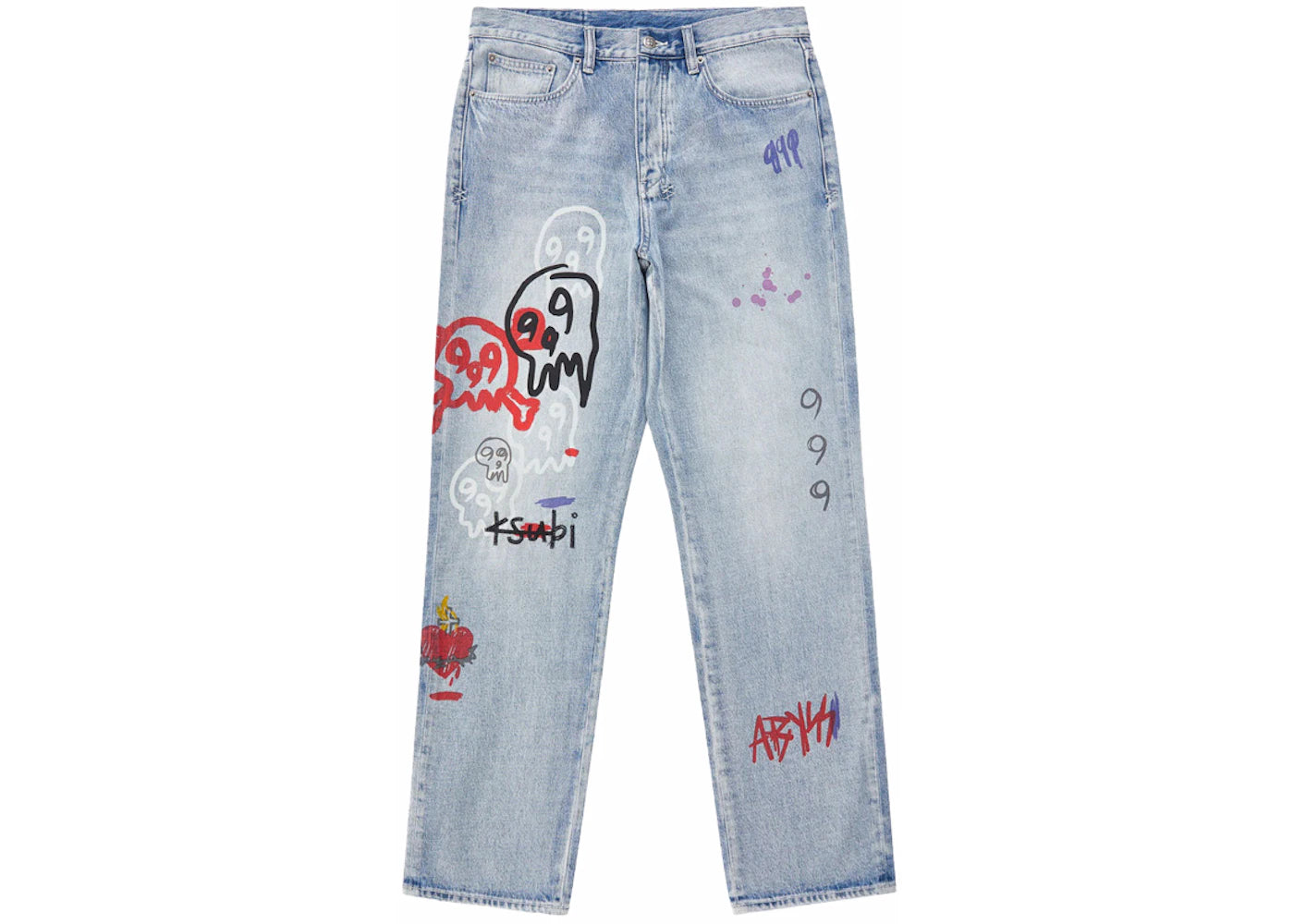 Ksubi x Juice Wrld 999 Anti K Juice Trip Jean Washed Indigo