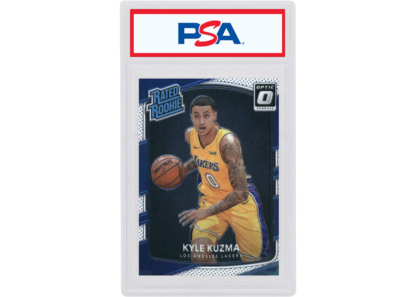 Kyle Kuzma 2017 Donruss Optic Rookie #174 (PSA or BGS Graded)