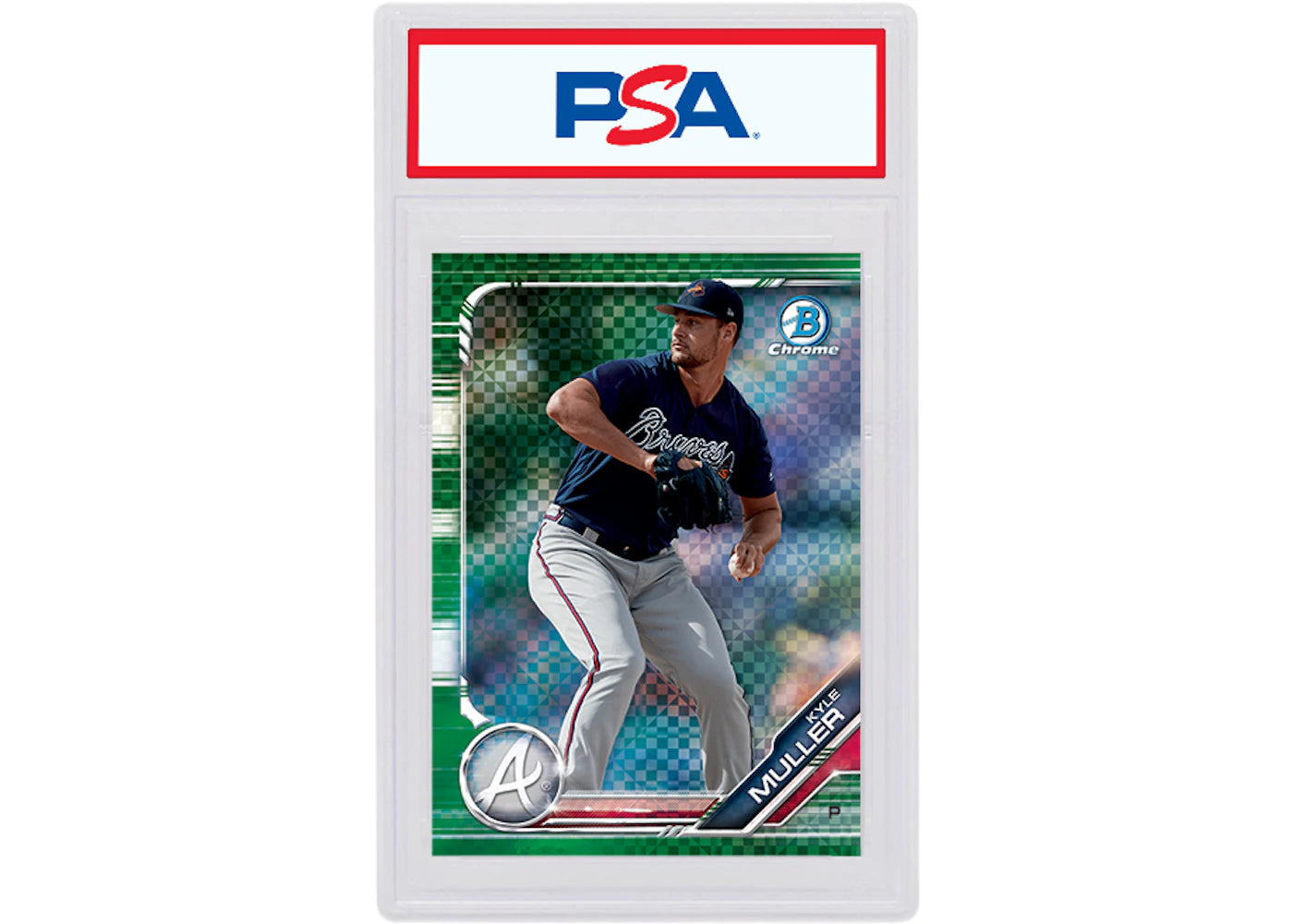 Kyle Muller 2019 Bowman Chrome X Green X-Fractor /31 BCP-195 (PSA or BGS Graded)