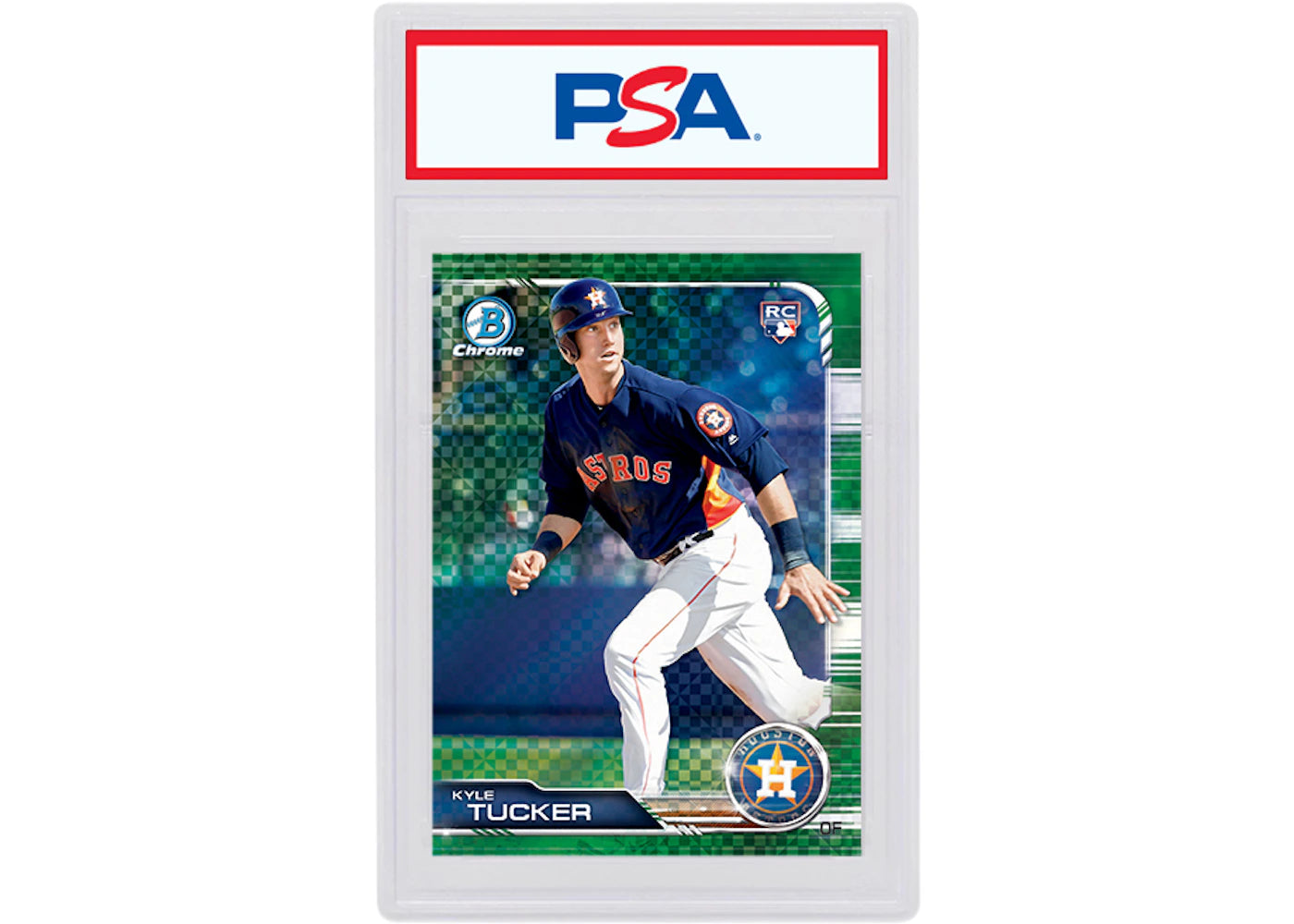 Kyle Tucker 2019 Bowman Chrome X Rookie Green X-Fractor /31 #25 (PSA or BGS Graded)