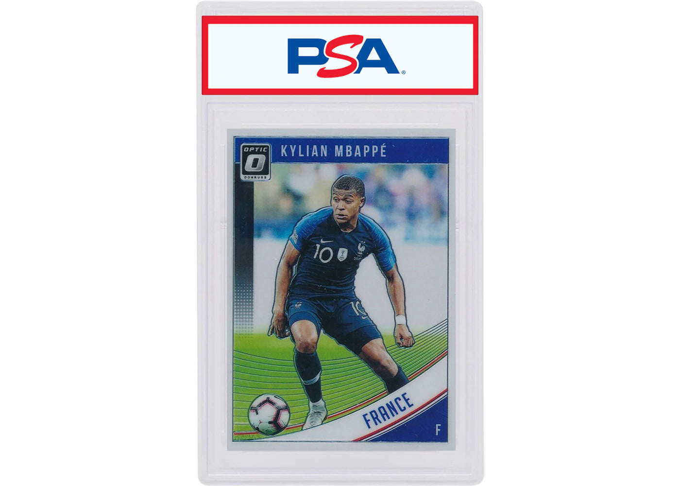 Kylian Mbappe 2018 Donruss Soccer Optic #132a (PSA or BGS Graded)