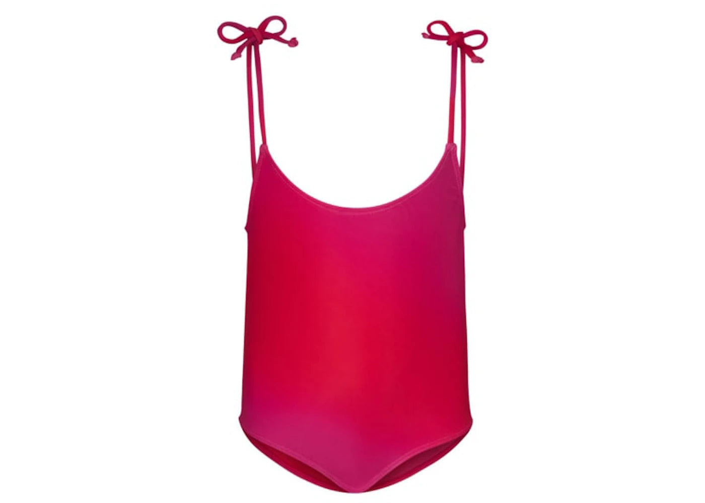Kylie Swim Mini One-Piece Swimsuit Red/Pink Ombre