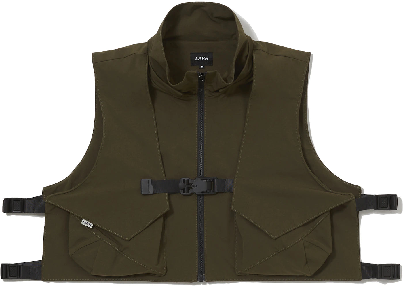 LAKH 5 Panel Pockets Vest Olive