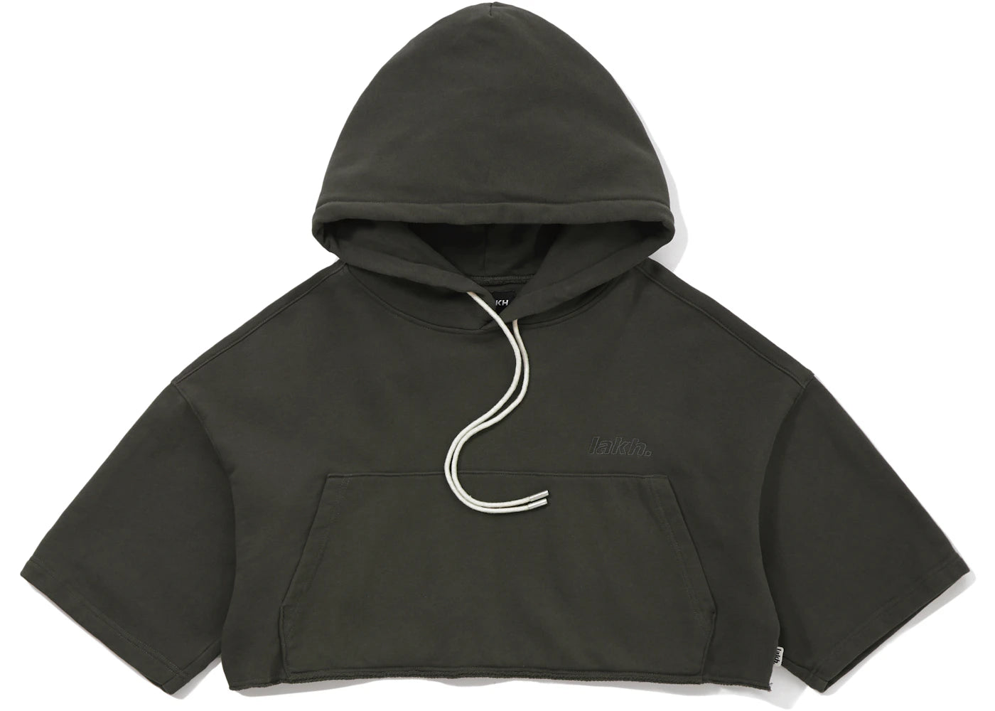LAKH Knit 3.0 Half Layer Hoodie Dark Grey