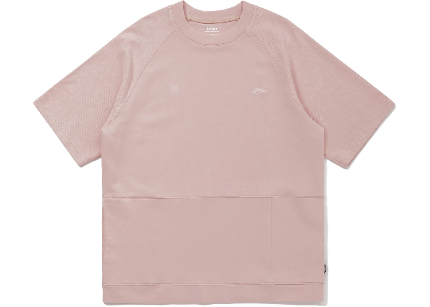 LAKH Knit 3.0 Patch Tee Pale Pink